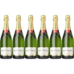 Albert Heijn Moët & Chandon Champagne brut impérial 6 flessen aanbieding