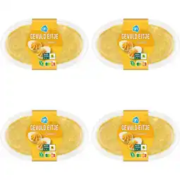 Albert Heijn AH Gevuld eitje salade 4-pack aanbieding