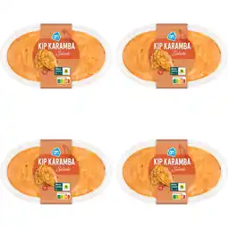 Albert Heijn AH Kip karamba salade 4-pack aanbieding