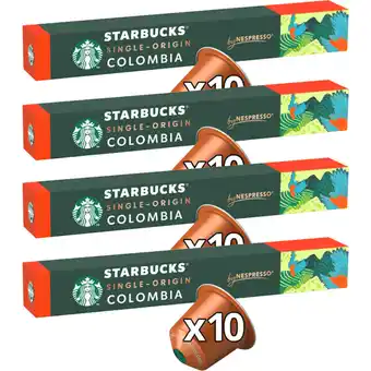 Albert Heijn Starbucks Nespresso Colombia 4-pack aanbieding