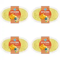 Albert Heijn AH Kip kerrie salade 4-pack aanbieding