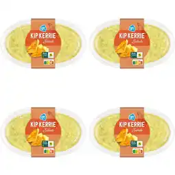 Albert Heijn AH Kip kerrie salade 4-pack aanbieding