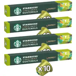 Albert Heijn Starbucks Nespresso Guatemala 4-pack aanbieding