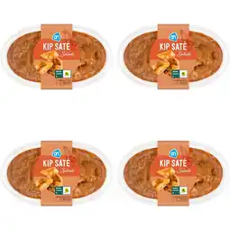 Albert Heijn AH Kip sate salade 4-pack aanbieding