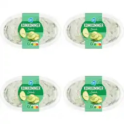 Albert Heijn AH Komkommersalade 4-pack aanbieding