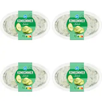 Albert Heijn AH Komkommersalade 4-pack aanbieding