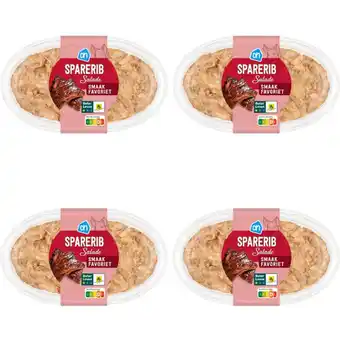 Albert Heijn AH Sparerib salade 4-pack aanbieding