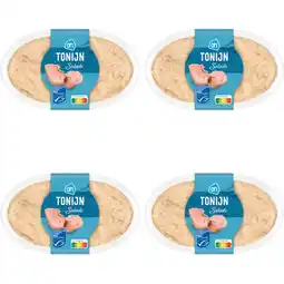 Albert Heijn AH Tonijnsalade 4-pack aanbieding