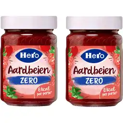 Albert Heijn Hero Jam Zero Aardbeien 2-pack aanbieding