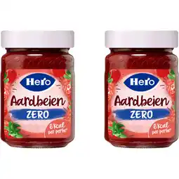 Albert Heijn Hero Jam Zero Aardbeien 2-pack aanbieding