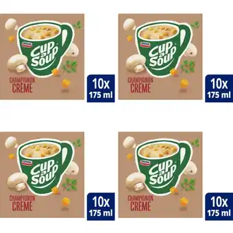 Albert Heijn Unox Cup-a-soup champignon creme 4-pack aanbieding