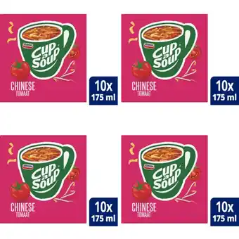 Albert Heijn Unox Cup-a-soup chinese tomaat 4-pack aanbieding