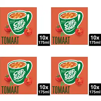 Albert Heijn Unox Cup-a-soup tomaat 4-pack aanbieding