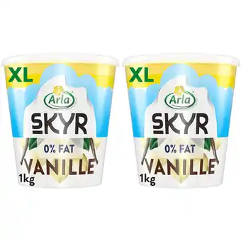 Albert Heijn Arla skyr vanille yoghurt 0% fat XL 3-pack aanbieding