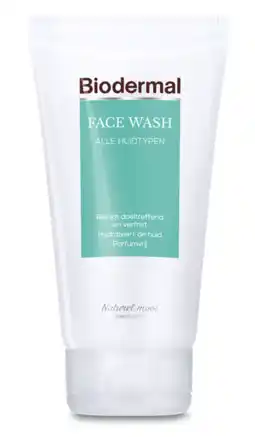 De Online Drogist Biodermal Face Wash Alle Huidtypen aanbieding
