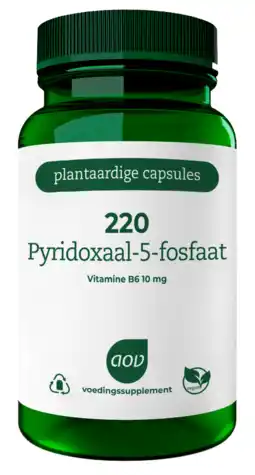 De Online Drogist AOV 220 Pyridoxaal-5-fosfaat Capsules aanbieding