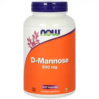 De Online Drogist Now D-Mannose 500mg Capsules aanbieding