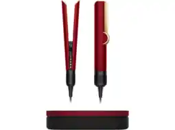MediaMarkt Dyson Airstrait - Red Velvet / Gold Stijltang Rood aanbieding