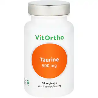 De Online Drogist Vitortho Taurine 500mg Capsules aanbieding