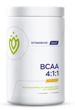 De Online Drogist Vitakruid BCAA 4:1:1 Poeder aanbieding