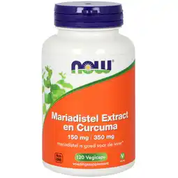 De Online Drogist Now Mariadistel Extract en Curcuma Capsules aanbieding