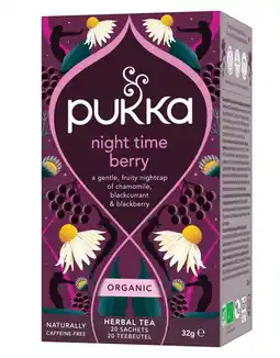 De Online Drogist Pukka Night Time Berry Thee aanbieding