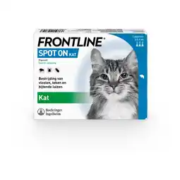 Pets Place Frontline Frontline Spot-On Kat - Apotheek - 0.5 ml 3 pip Kat >1 Kg aanbieding