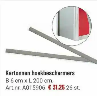 Manutan Kartonnen hoekbeschermers aanbieding