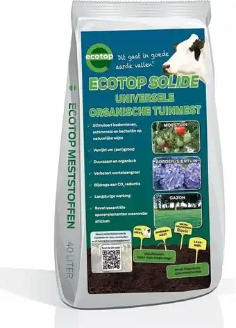 Welkoop Ecotop Solide - Universele Organische Tuinmest - 45 L aanbieding