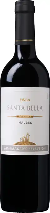 Wijnvoordeel Finca Santa Bella Malbec Winemaker's Selection aanbieding