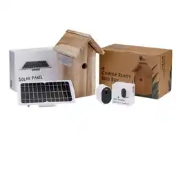 Welkoop Nestera - Nestkast - met Wifi-Camera op Zonne-energie - 22x19x34 cm aanbieding