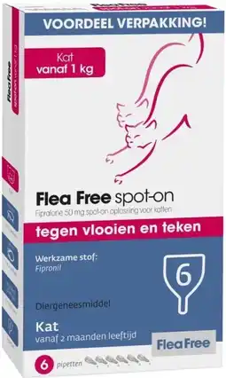 Welkoop Flea Free Spot-On - Tegen vlooien en teken aanbieding