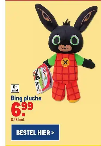 Makro Bing pluche aanbieding