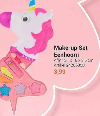 Lobbes Make-up set eenhoorn aanbieding