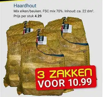 Kluswijs Haardhout aanbieding