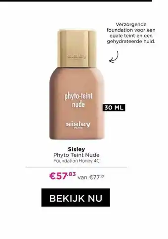 ICI Paris XL Sisley phyto teint nude foundation honey 4c aanbieding