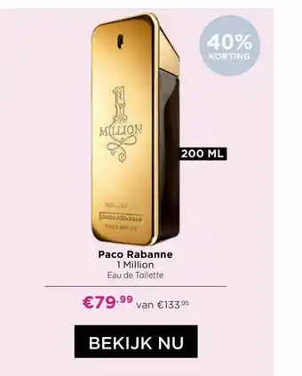 ICI Paris XL Paco rabanne 1 million eau de toilette aanbieding