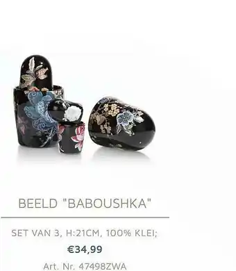 Coco Maison Beeld "baboushka" aanbieding