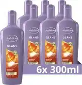 Bol.com Andrélon Shampoo - Glans - milde shampoo verrijkt met zomertarwe en honing - 6 x 300 ml aanbieding