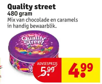 Kruidvat Quality street 480g aanbieding