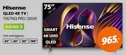 Expert Hisense QLED 4K TV aanbieding