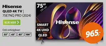 Expert Hisense QLED 4K TV aanbieding