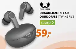 Expert Fresh 'n rebel draadloze in-ear oordopjes aanbieding