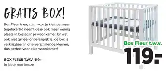 Baby-Dump Box fleur t.w.v. aanbieding