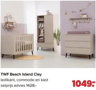 Baby-Dump TWF Beach Island Clay aanbieding