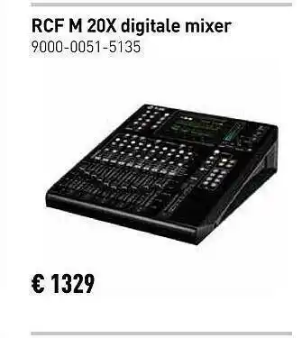 Bax-Music RCF M 20X Digitale Mixer aanbieding