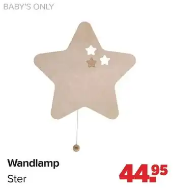 Baby-Dump Baby's Only Wandlamp aanbieding