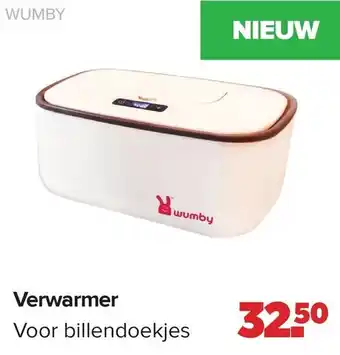 Baby-Dump Wumby Verwarmer aanbieding