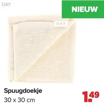 Baby-Dump Day Spuugdoekje aanbieding