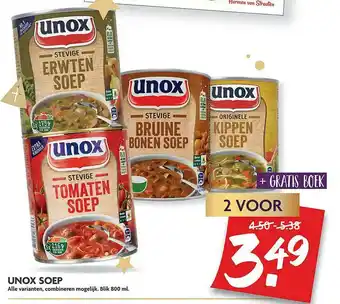 Dekamarkt Unox Soep aanbieding